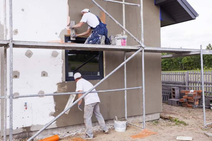 Application d'enduit de façade Moulins